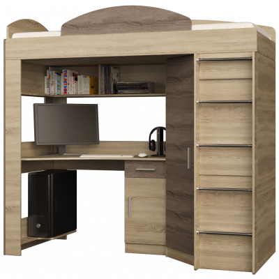 Ліжко горище