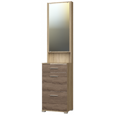 Тумба для взуття з дзеркалом Бриз ТО-4